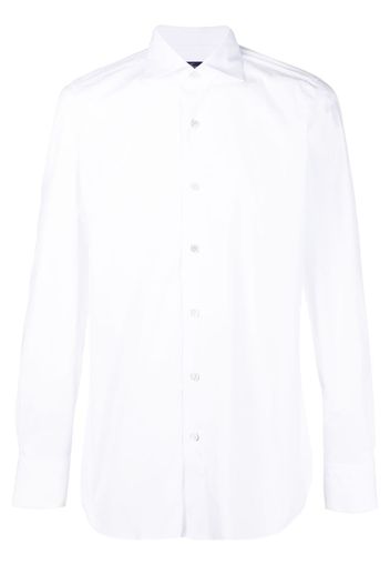 Finamore 1925 Napoli slim fit long-sleeved shirt - Bianco