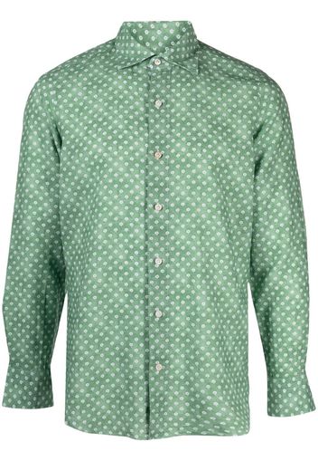 Finamore 1925 Napoli Camicia con stampa - Verde