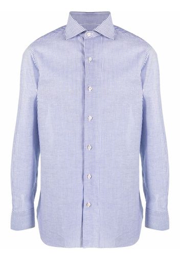 Finamore 1925 Napoli Camicia a righe - Blu