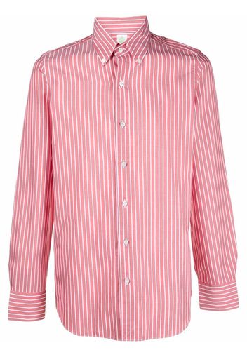 Finamore 1925 Napoli Camicia a righe - Rosso