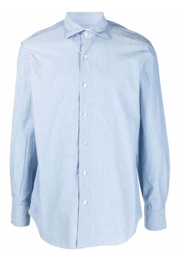 Finamore 1925 Napoli Camicia a maniche lunghe - Blu