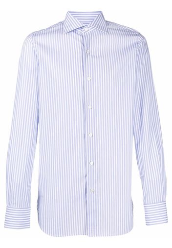 Finamore 1925 Napoli striped button-down shirt - Bianco