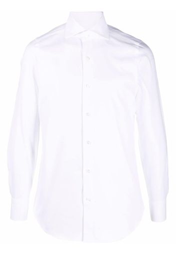 Finamore 1925 Napoli long-sleeve cotton shirt - Bianco