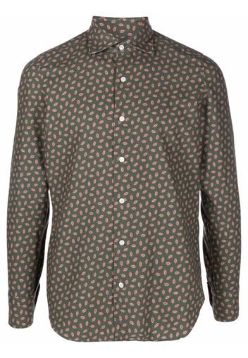 Finamore 1925 Napoli Camicia con stampa paisley - Verde