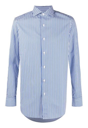 Finamore 1925 Napoli striped shirt - Blu