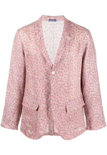 Finamore 1925 Napoli Blazer monopetto aderente - Rosa