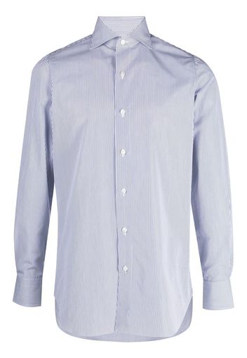 Finamore 1925 Napoli spread-collar cotton shirt - Bianco