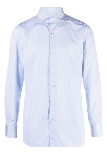 Finamore 1925 Napoli button-down cotton shirt - Blu