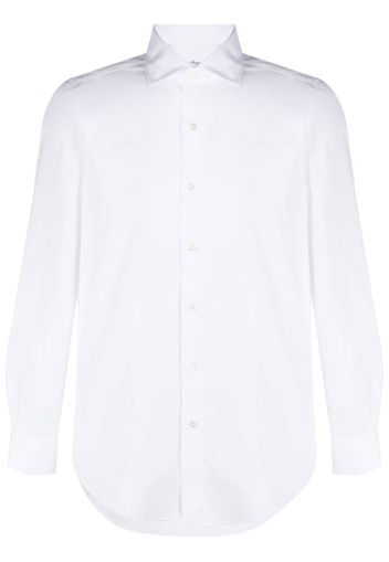 Finamore 1925 Napoli long-sleeved cotton shirt - Bianco