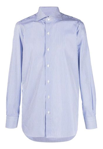 Finamore 1925 Napoli Camicia a righe - Blu