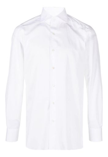 Finamore 1925 Napoli long-sleeve cotton shirt - Bianco