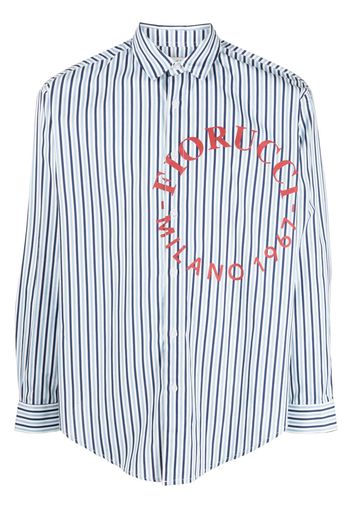 Fiorucci Camicia a righe - Blu