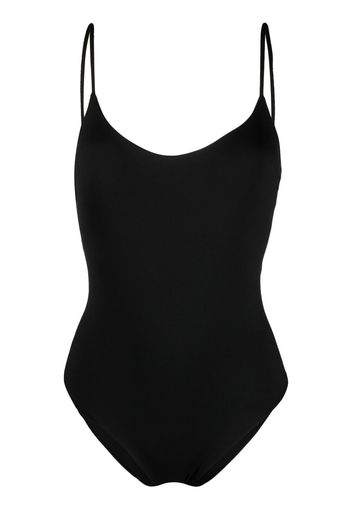 Fisico scoop-back one-piece - Nero