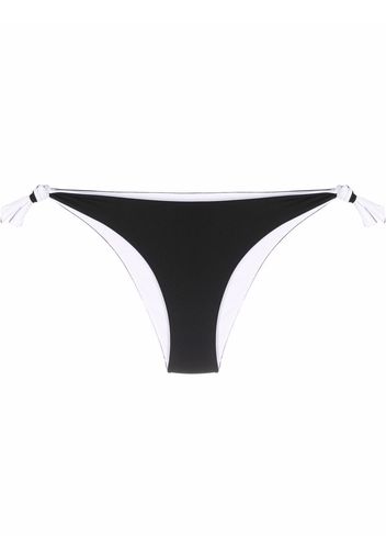 Fisico logo-patch knot-detail bikini bottoms - Nero