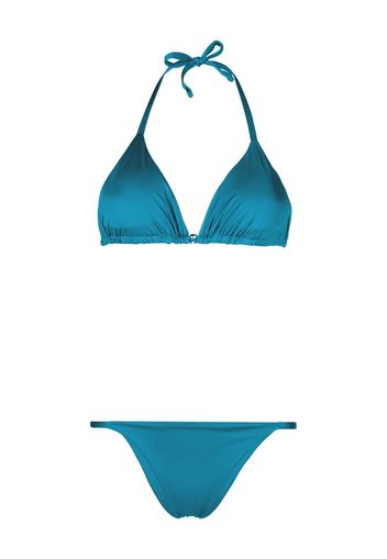 Fisico triangle bikini set - Blu