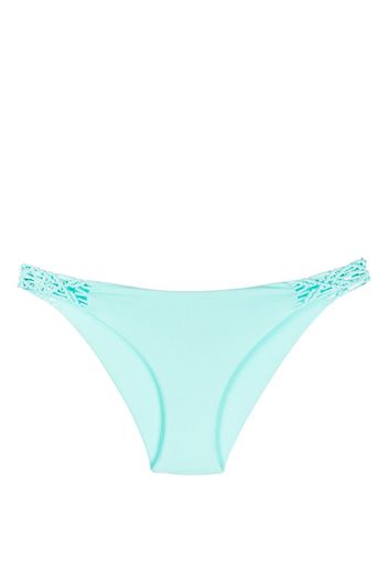 Fisico hand-woven detail bikini bottoms - Blu