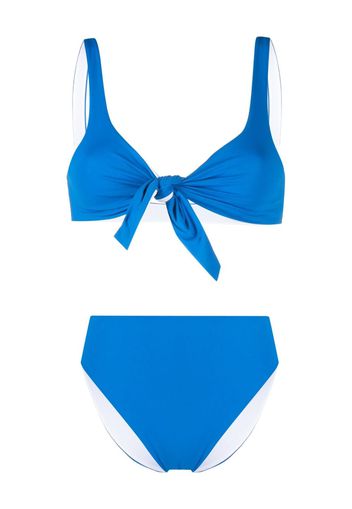 Fisico reversible front-tie bikini - Blu