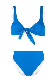 Fisico reversible front-tie bikini - Blu