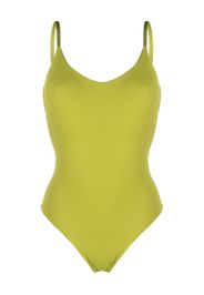 Fisico logo-embellished sleeveless swimsuit - Verde