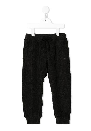 knitted track pants