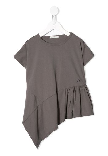 short sleeve draped T-shirt