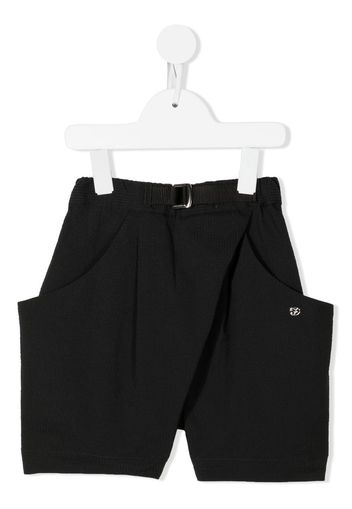 Fith slip-pocket detail shorts - Nero