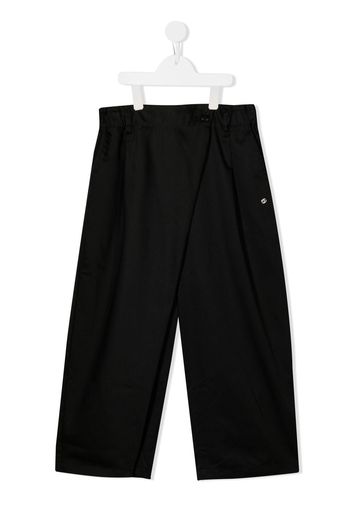 Fith TEEN straight-leg draped trousers - Nero