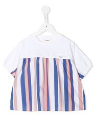 Fith striped short-sleeve T-shirt - Bianco