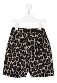 Fith leopard-print bermuda shorts - Nero