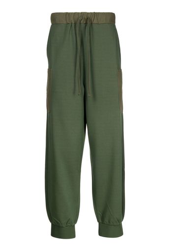 FIVE CM Pantaloni con cavallo basso - Verde