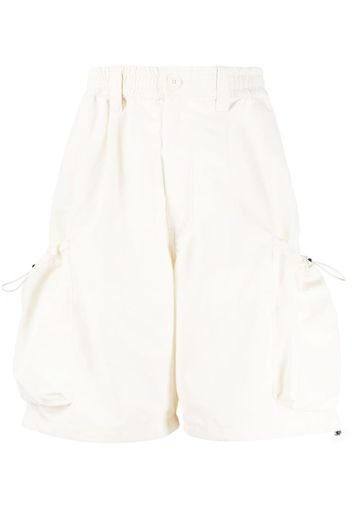 FIVE CM elasticated-waist cargo shorts - Bianco