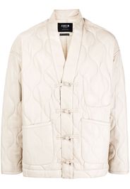 FIVE CM faux-leather jacket - Bianco