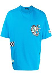 FIVE CM T-shirt con ricamo - Blu