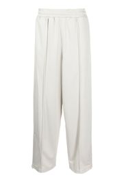 FIVE CM Pantaloni dritti con vita elasticizzata - Toni neutri