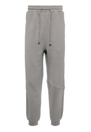 FIVE CM logo-patch cotton track pants - Grigio