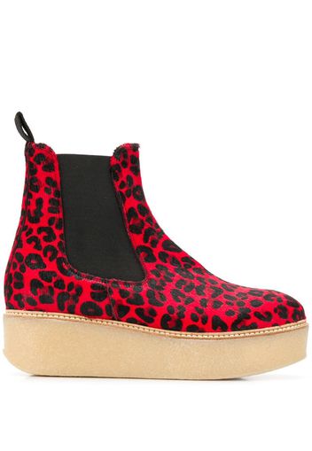 Mona animal-pattern boots