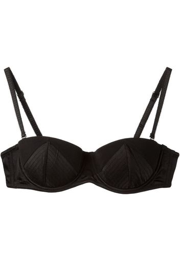 satin convertible underwire bra