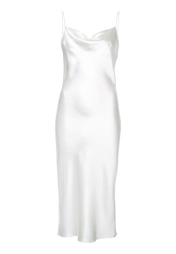 cowl neck slip dress