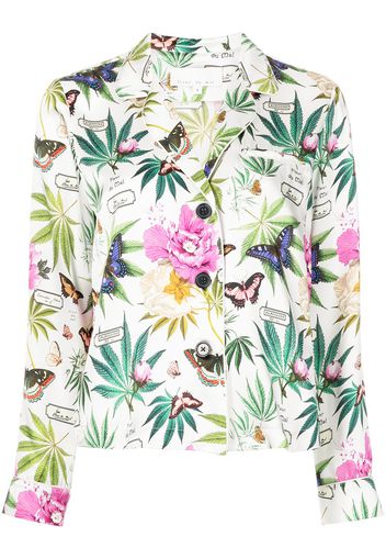 Fleur Du Mal Fleur pajama-style shirt - Multicolore