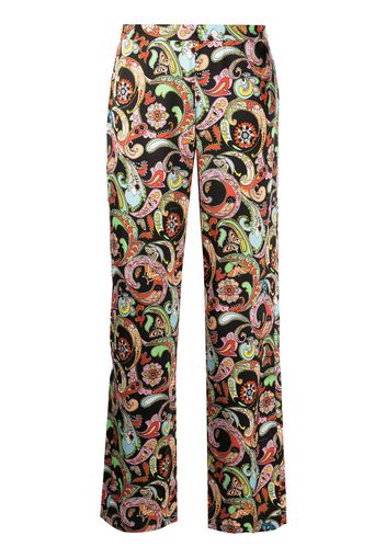 Fleur Du Mal Pantaloni con stampa paisley - Multicolore