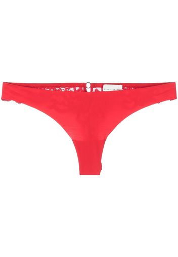 Fleur Du Mal Tanga Charlotte - Rosso