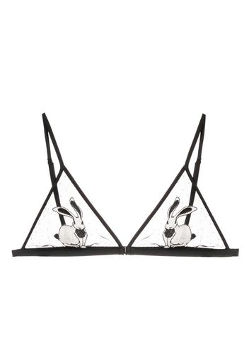 Fleur Du Mal Reggiseno Year of the Rabbit - Nero