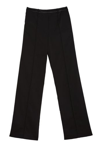 Fleur Du Mal Pantaloni sartoriali Crystal con inserti - Nero