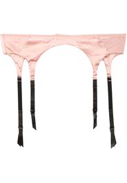 Fleur Du Mal satin garter belt - Rosa