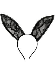 Fleur Du Mal bunny ears lace headband - Nero