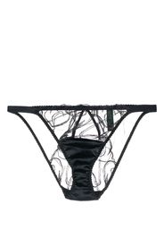 Fleur Of England Frider Ouvert briefs - Nero