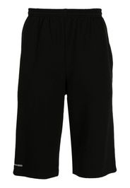 FOO AND FOO logo-print cotton track shorts - Nero