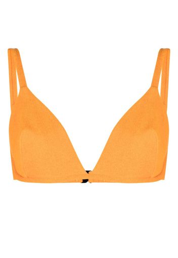 Form and Fold The Triangle Mango Terry bikini top - Arancione