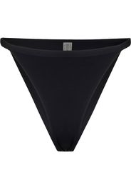 Form and Fold Slip bikini sgambato - Nero