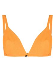 Form and Fold The Triangle Mango Terry bikini top - Arancione
